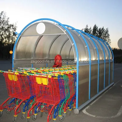 6mm Transparent Polycarbonate Twin Wall Sheet for Trolley Room