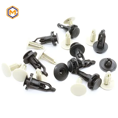 Fender Bumper Clips Push Type Retainers Fastening Clips for Cars Plastic Rivets Auto Plastic Clips Plastic Fasteners