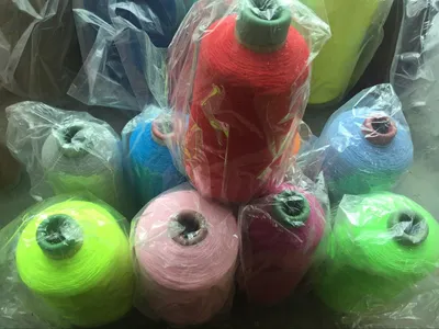 #907575 Double Covered Rubber Yarn for Socks Latex Covered Polyester