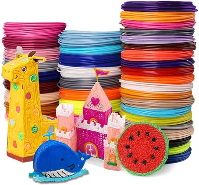 Yellow Children Toys 3D Filament 3D Printers Pcl Filament 3D Printing Low Temperature Reshaping Materials 3D Pen Idrawing Kids Filament 1.75mm 1kg