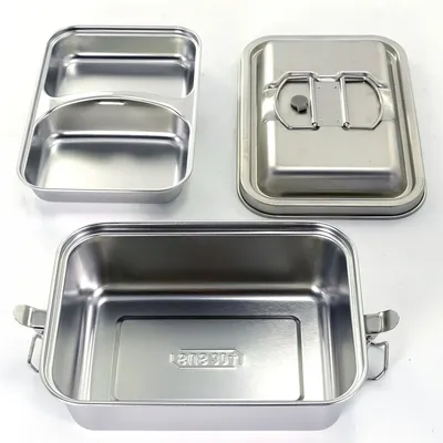 Stainless Steel Environmentally Friendly Multifunctional Outdoor Leak Proof Camping Food Container Lunch Box