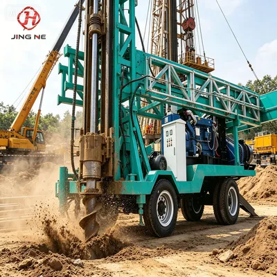 Jhs Borehole Drilling Equipment Mechanical Rotary Table Water Well Drilling Rig 660-2000m Deep