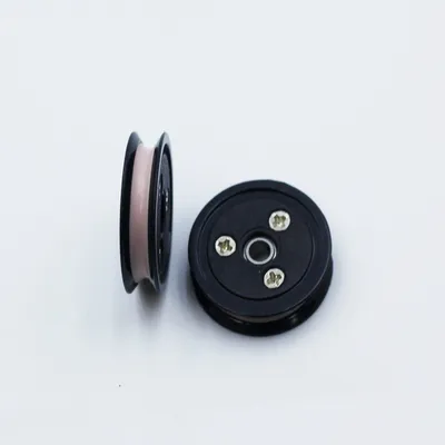 High Quality Plastic Flanged Ceramic Pulley Wire Guide Pulley