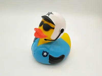 Soft PVC Captain Duck for Baby Bath Fun