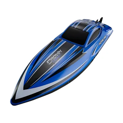 Factory 35km/H High Power Remote Control Speedboat Waterproof Brush Motor Electric Toy 200m Light Speed Boat Remote Control RC Yacht