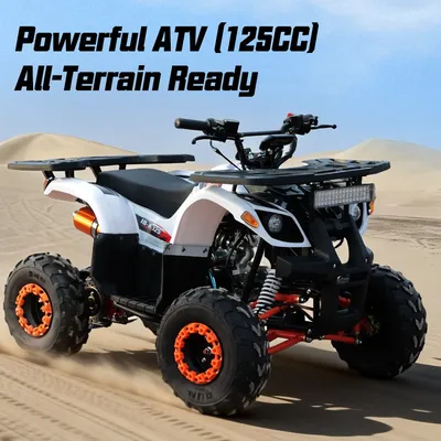 Petrol ATV Quad Bike for Kids Four Wheel Offroad Vehicle Upto 60km/H