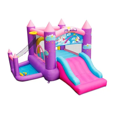 Children's Inflatable Multi-Functional Trampoline Indoor Inflatable Bouncer