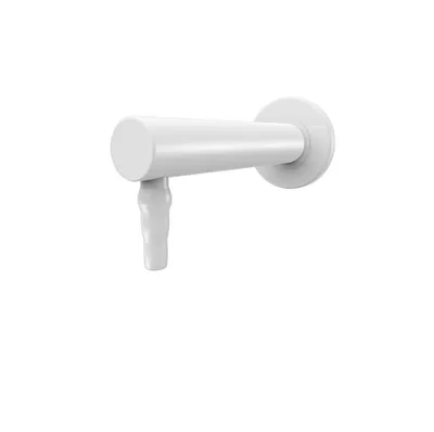 Lab Remote Control Gas Outlet White Eyewash Shower