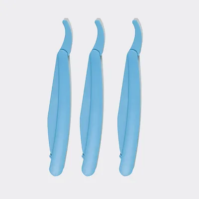 Single Use Medical Prep Razor Stainless Steel Blade Plastic Handle Travel