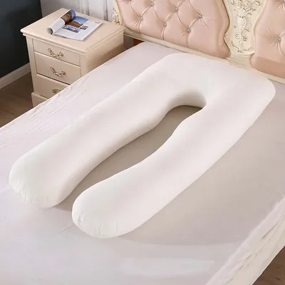 All Cotton with PP Filler Material Maternity Pillow 2.8kg U Type