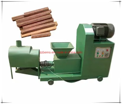 2021 New Technology Screw Coconut Shell Charcoal Briquette Machine