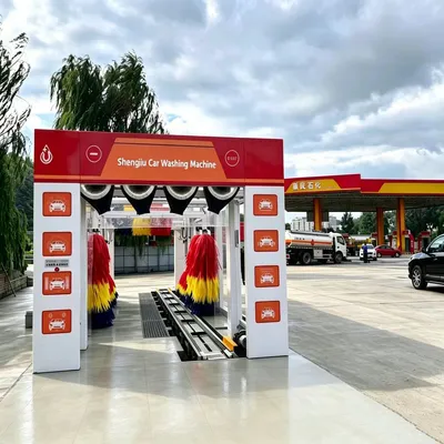 Gas Station Dedicated Fully Automatic Tunnel Car Washing Machine, Commercial Tunnel Car Washing Equipment