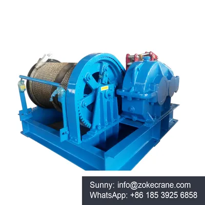 4 Ton Wireless Remote Control Electric Winch Double Drum Suppliers