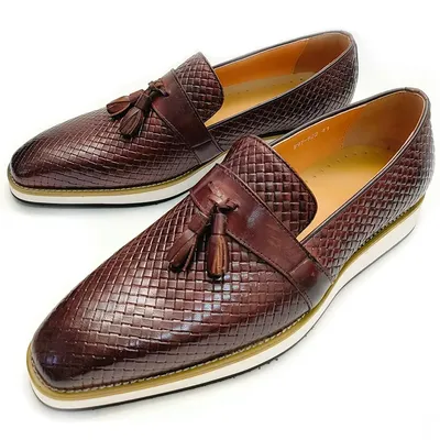 Wholesale Leather Men Shoes Office Business Fashion Comfortable Slip-on Business Leisure Shoes