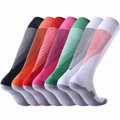 Children Adults Strip Running Sports Football Kids Compression Crew Socks