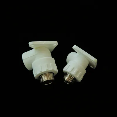 China Factory Customized White PPR Cold Water Hot Water PPR Pipe 90-Degree Elbow