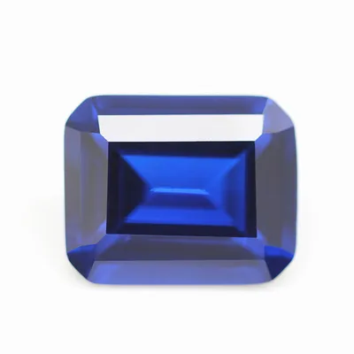 Emerald Cut Spinel 113# Gemstone Blue Spinel Diamond