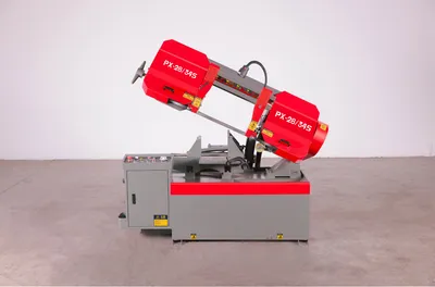 Scissors Type 280mm 0-45° Semi-Automatic Metal Cutting Band Sawing Machine