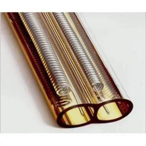 Jack 2 Fast Heating IR Twin Tube Emitter with Medium Wave Infrared Heating Lamp