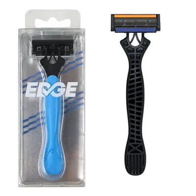 Disposable 6 Blade Razor Mens Shaver Anti Slip Grip Handle