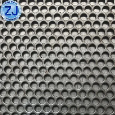 Decorative Aluminum/Stainless Steel Customized Round Hole Perforated Metal