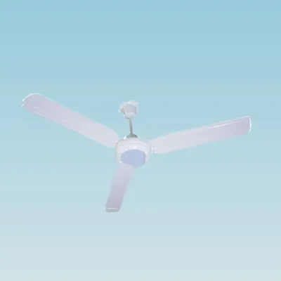 56 Inch Solar-Powered Ceiling Fan with Remote Control