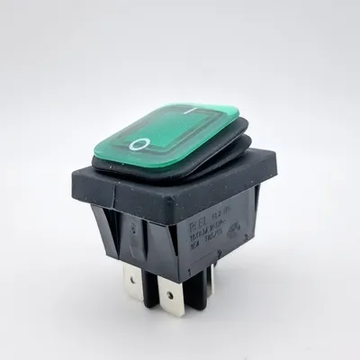 on off 4 Pin 110V Illuminated Rocker Switch