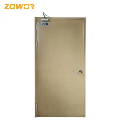 Flat Design Waterproof HPL Wooden Door for School