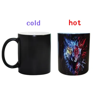 Custom Logo Color Change Mug Blank Coffee Cups Magic Mugs for Sublimation Private Label