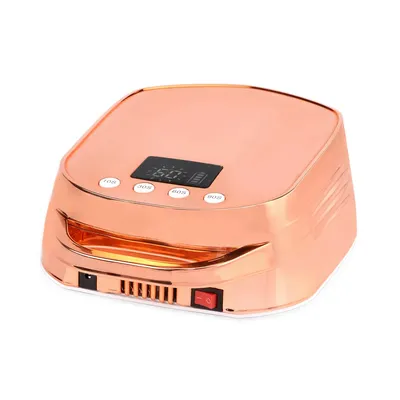 96W Rechargeable Cordless Salon Nail Gel Polish Dryer UV LED Lamp