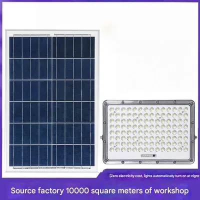 LED Solar Lights for Villa Courtyards Portable Solar Floodlights with IP65 Installed