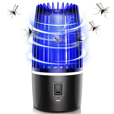 USB LED Rechargeable Mosquitoes Killer Lamps Bedroom Use Electric Mosquito Killer Night Lamp