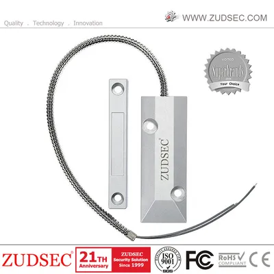 Security Alarm Metal Window Wireless Magnetic Contact Rolling/ Shutter Door Sensor