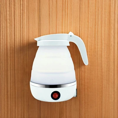 Portable Silicone Travel Kettle with Large Capacity Design