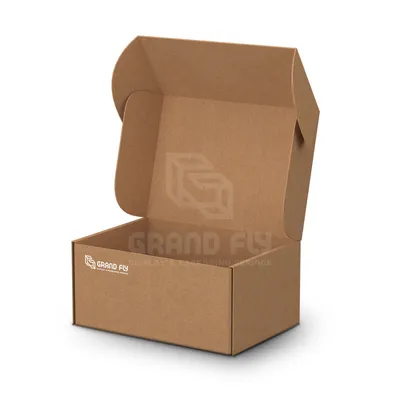 Custom Retail Logo Color Paper Mailing Product Box Printed Corrugated Folding Shipping Kraft Mailer Packaging Cardboard Box