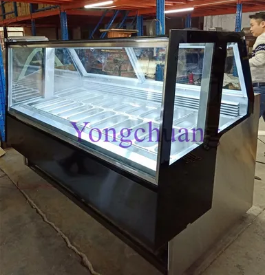 Ce Approval Ice Cream Display Freezer with French Tecumseh Compressor