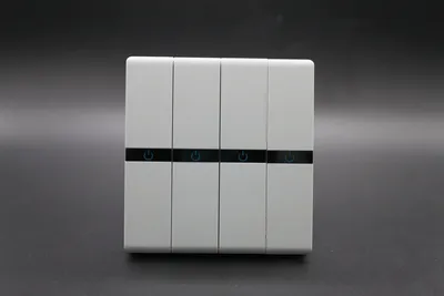 4 Gang Wall Switch European Style Acrylic