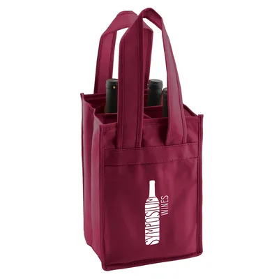 Promotion Gift Wine Bag Reusable Non Woven 6 Bottle Wine Tote Bag