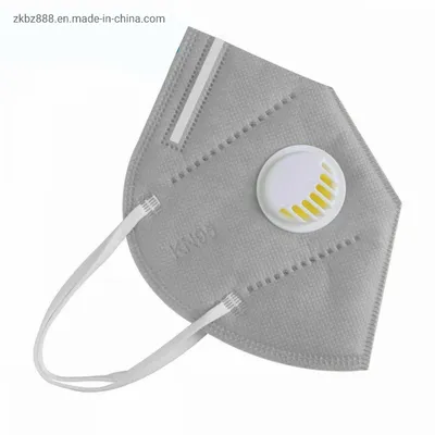 Wholesale 5lyer Kn 95 Disposable Face Mask with Filter