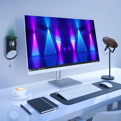 Hot Sale 27-Inch All in One PC 1920*1080 HD I3 I5 CPU 4GB RAM 120GB SSD Desktop Laptop Computer