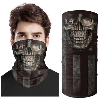 Sun UV Protection Neck Gaiter Face Mask Washable Reusable Dust Wind Bandana Balaclava Face Cover Scarf for Fishing Hiking