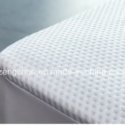 All Seasons Suitable Waterproof Jacquard Knit Cooling Touch Mattress Cover and Breathable Mattress Protector