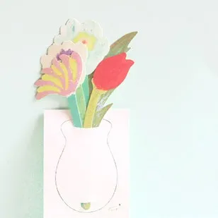 Flower Greeting Card for Saint Valentine's Day