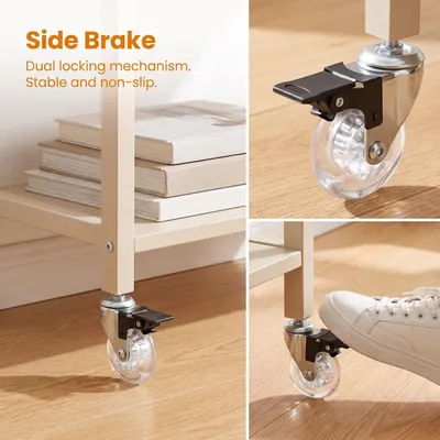 Exclusive Agent Light Duty Mini Expanding Stem Bench Indoor Use Castors with Bolt Hole Mounting