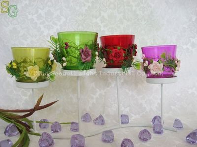 Glass Candle Holder(SG-FC2502)