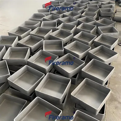 Nb Sic Rbsic Sisic Silicon Carbide Factory Price Hot Sale Crucibles Silicon Carbide Saggars Carbon Graphite Saggers for Lithium Iron Phosphate