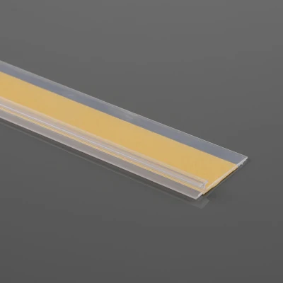 Store Clear Display Plastic Channel Tag Label Holder Shelf Label Strip