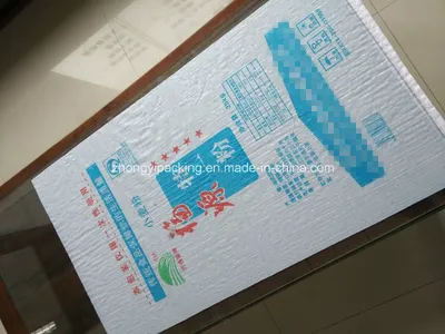 Plastic PP Woven Carrier Wheat Flour Bag