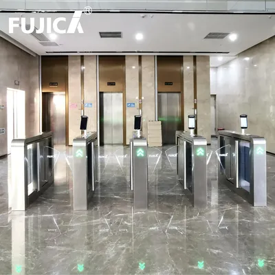 Compact Design Flap Turnstile for Indoor Use