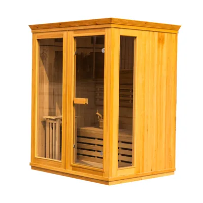 2023 Wood Steam Sauna Room for Commercial and Home Use